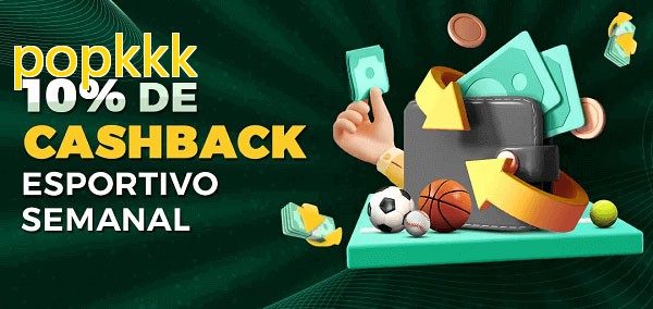 10% de bônus de cashback na popkkk